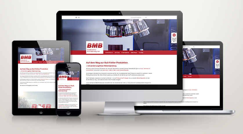 Redesign und TYPO3 Relaunch für BMB in Heilbronn