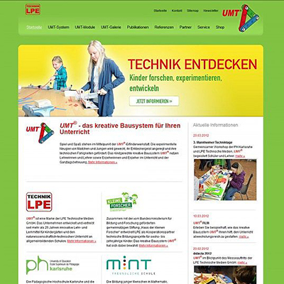 TYPO3 Website UMT Eberbach bei Heidelberg