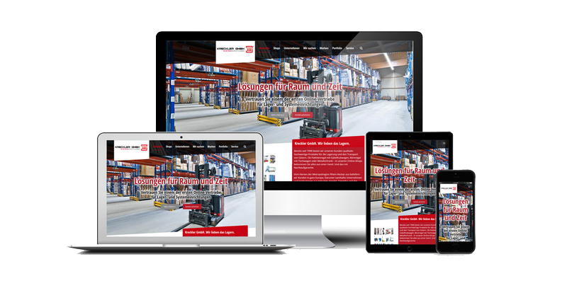 Responsive Website Relaunch der Kreckler GmbH