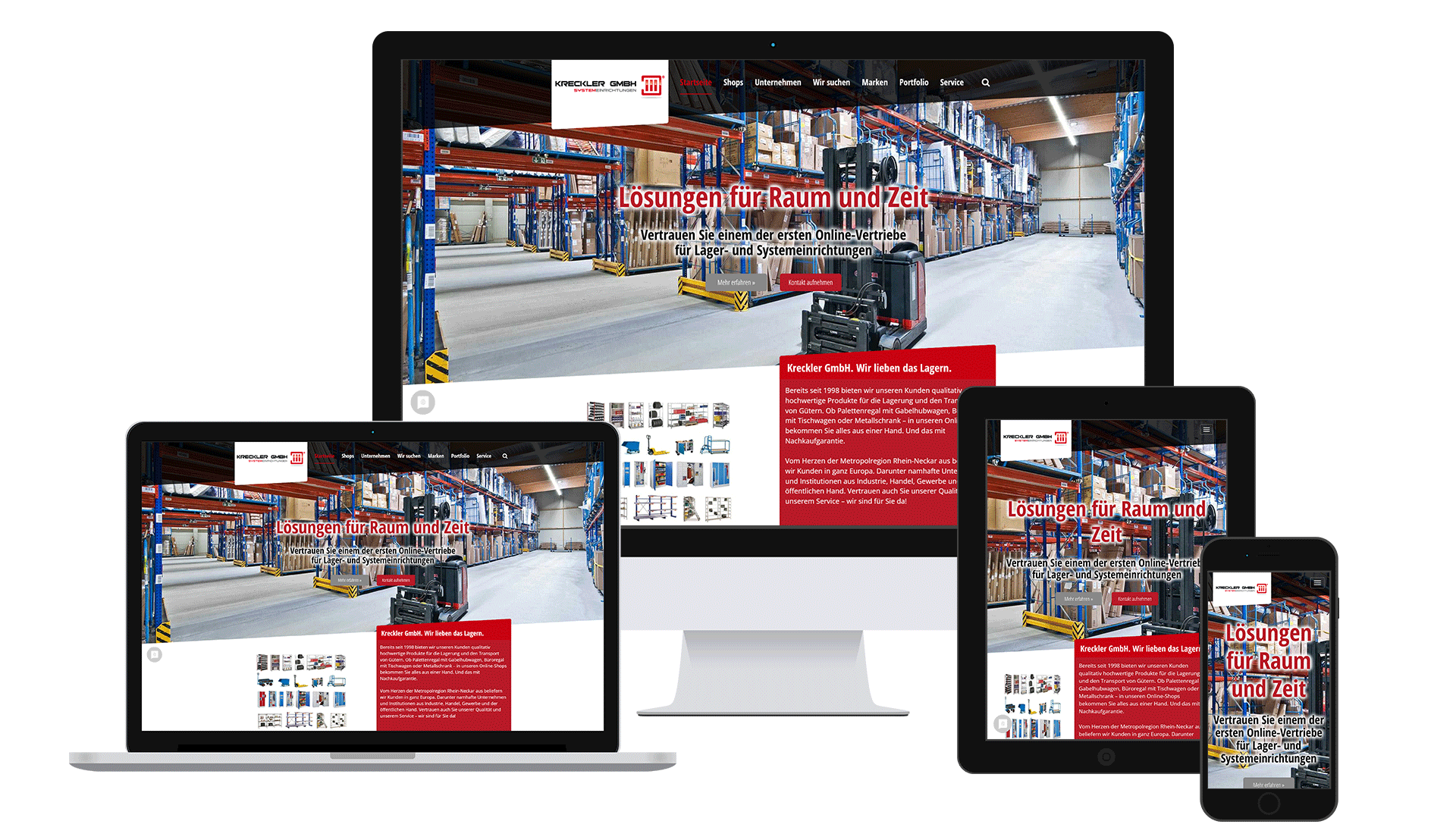Kreckler GmbH Responsive Website Relaunch