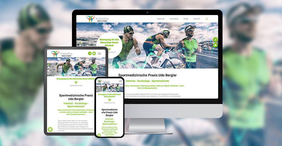 Die Sportmedizinische Praxis Udo Bergler ist mit neuer Website online