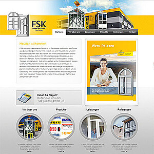 Pimcore Website für FSK GmbH