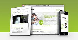 Pimcore Website für die HYCUBE TECHNOLOGIES GmbH in Mannheim