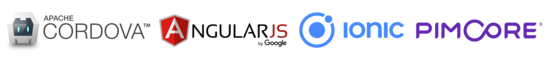 Logos Angular JS | Cordova | Ionic | Pimcore
